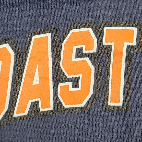 Vintage 80s USCG Coast-Guard Sweatshirt Medium 22x24 Blue - Picture 11 of 13